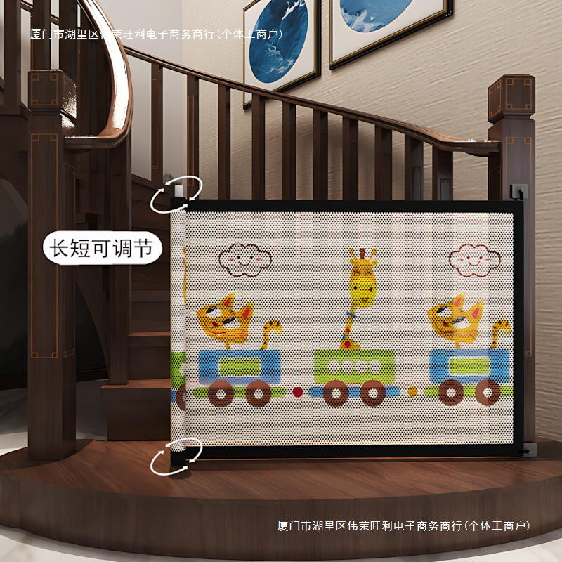 Door Stopper Pet Gate Stair Guardrail Children's Fence Indoor Baby Infant Protective Net Guardrail Free Shipping