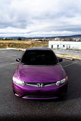 Anti-Scratch, Preferred for Modification, Auto Color Change Film - super-bright-metallic-grape-purple-152-17m-pet-bottom