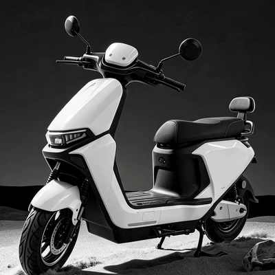 Exclusive for foreign trade export: Xiaojiu N95C high-speed electric motorcycle, electric two-wheeler wholesale from the source factory (Elektrikli motosikletlər) - white-the-bike-does-not-include-a-battery-comes-with-front-and-rear-disc-brakes