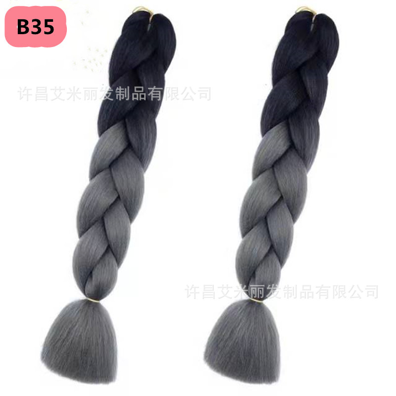 Trenzas africanas con cabello rosa渐 – materiales de alta temperatura, estilo boxeador