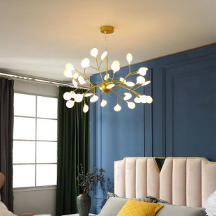 New Nordic Style Living Room Chandelier Three Rooms Two Halls Modern Simple Internet Celebrity Whole House Lamps Package Combination