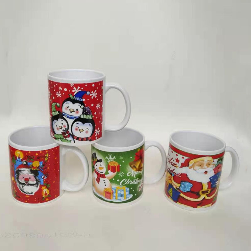 12OZ flor asada taza de cerámica recta taza de cerámica taza de agua creativa taza de leche taza de café al por mayor