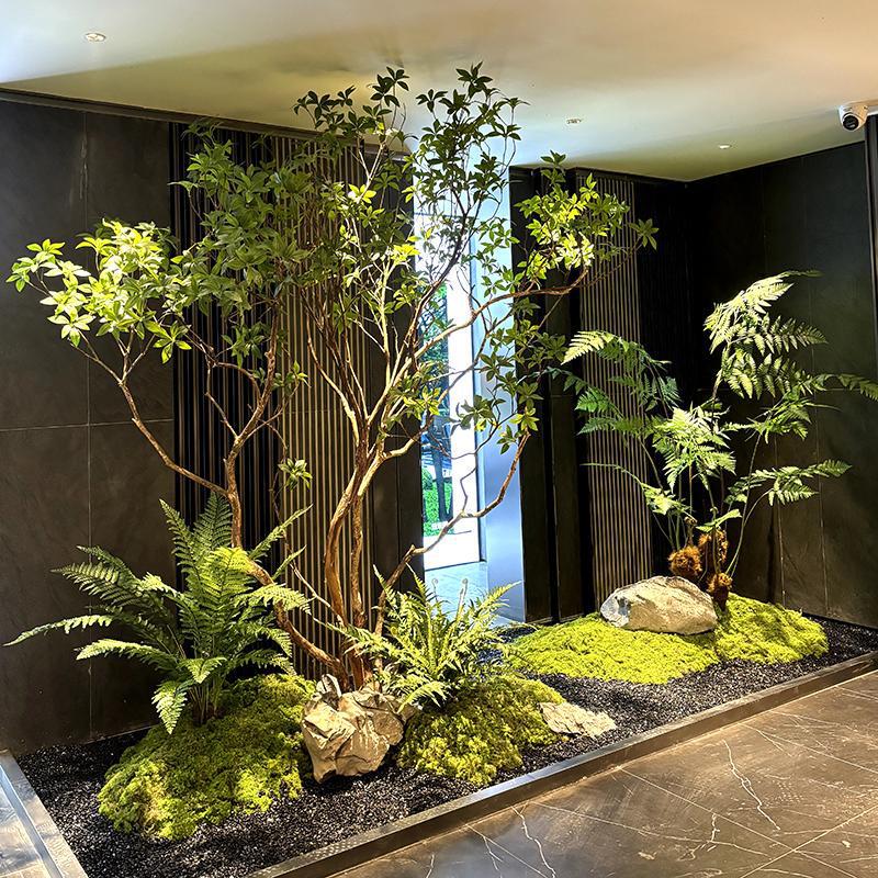 逸品級シミュレーション馬酔木緑植造景ショーウインドー植物室内ガジュマル装飾樹大型偽樹景観|undefined