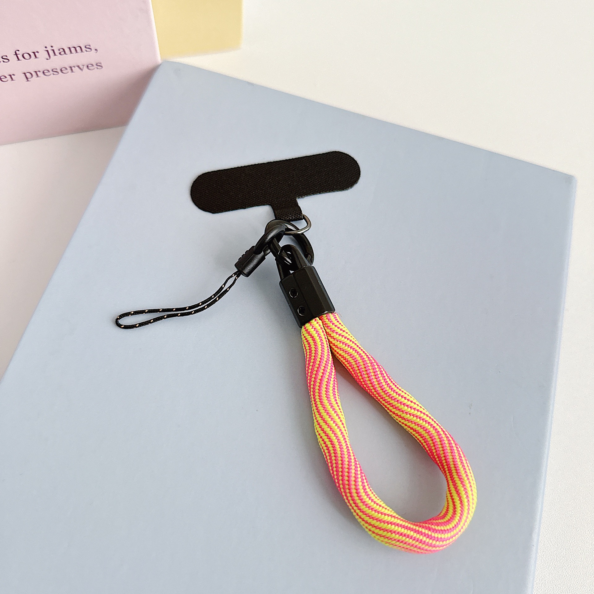 Teléfono móvil de nylon tejido corto con clip multifuncional bolso portátil colgante accesorios colgante universal