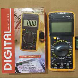 漳州工厂批发DT9205A数字万用表万能表digital multimeter 可定