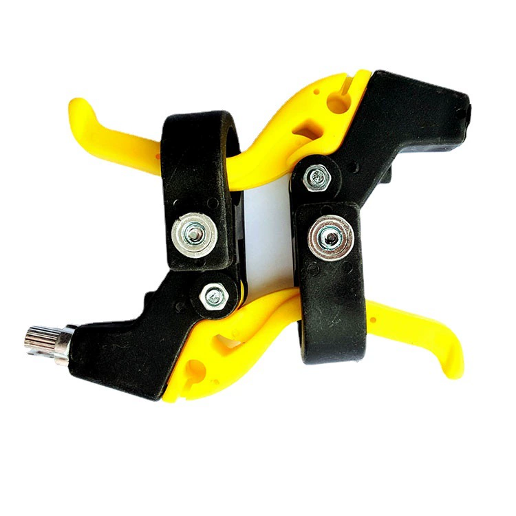 Педаль тормоза V-образной пробы V‑brake lever, универсальная посадка Ø22.2 мм, пластик + железо, красочная пара