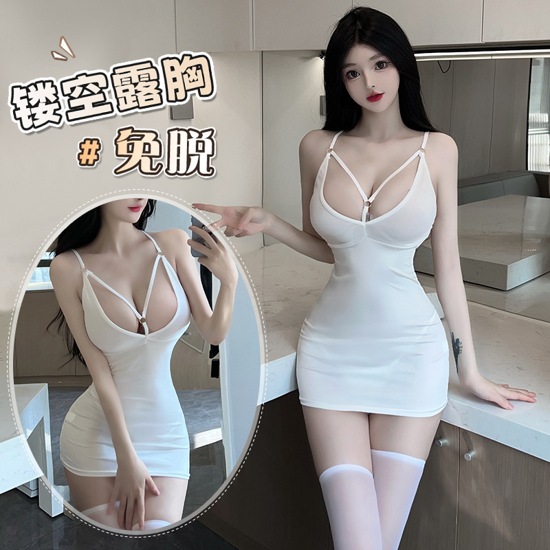 Night Dream sexy lingerie bed funny suspender skirt passion pajamas sexy sheath free flirting suit 8504