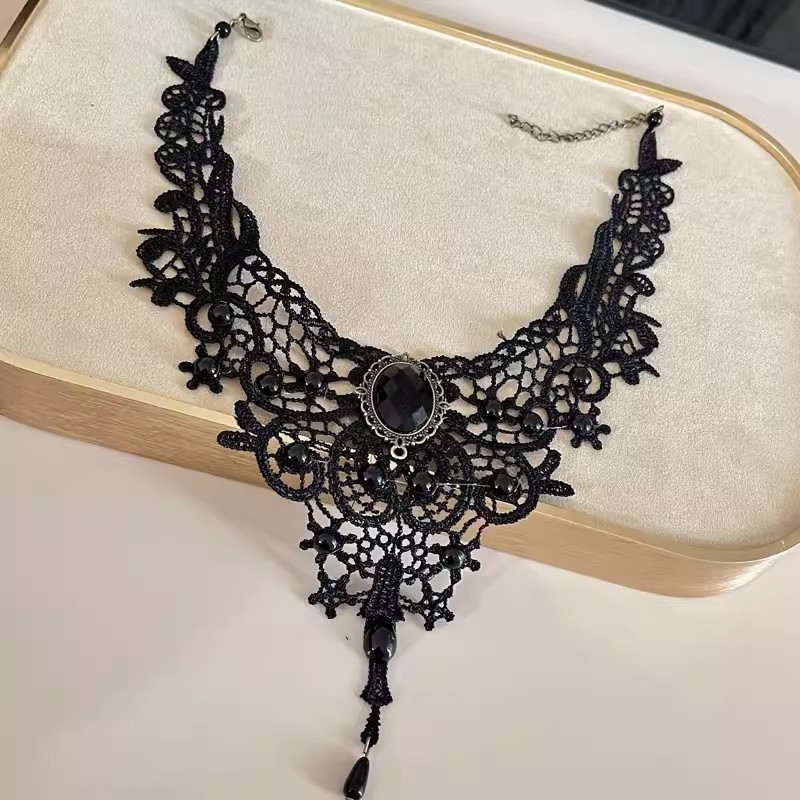 A2972 레이스 목걸이 K