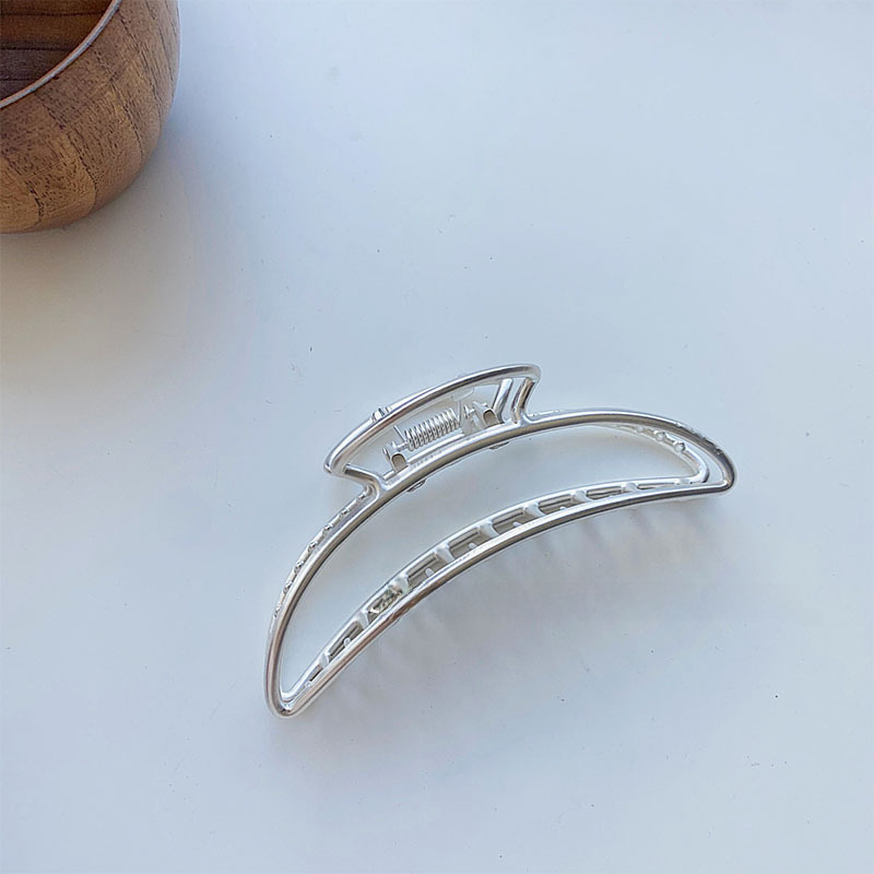 Cold style temperament hair large metal grip clip color plating sweet fairy hair grip Korean style ins female hair accessories_voghion.com