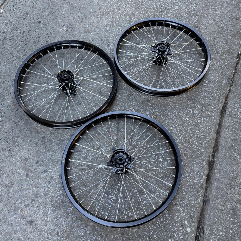 QiuLongJiFeng modified front 1.60*21 enlarged 7 series aluminum alloy wheel rim assembly performance version front wheel rim