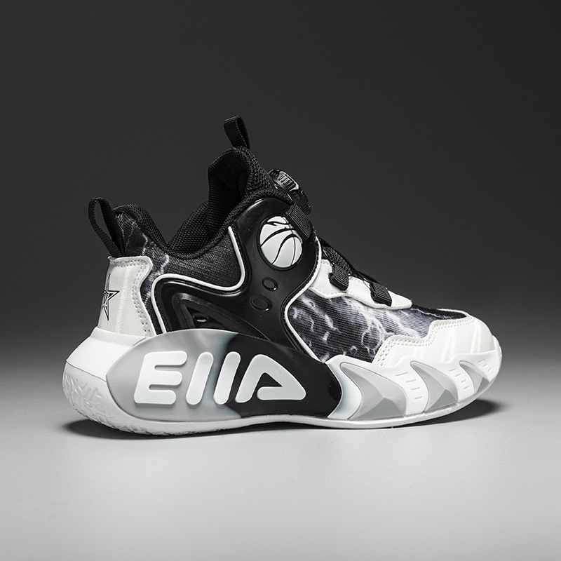 Children's Shoes, Boys' White Sneakers, Summer Children's Basketball Shoes, Mesh Breathable Running Shoes, Students' White Shoes