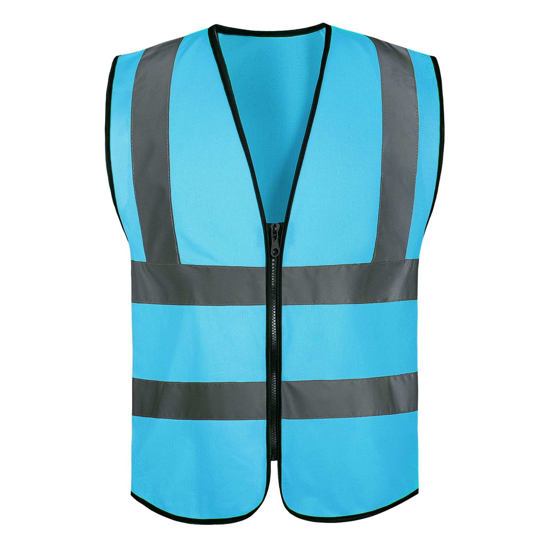 Estilo de cremallera de cuatro carriles * azul lago