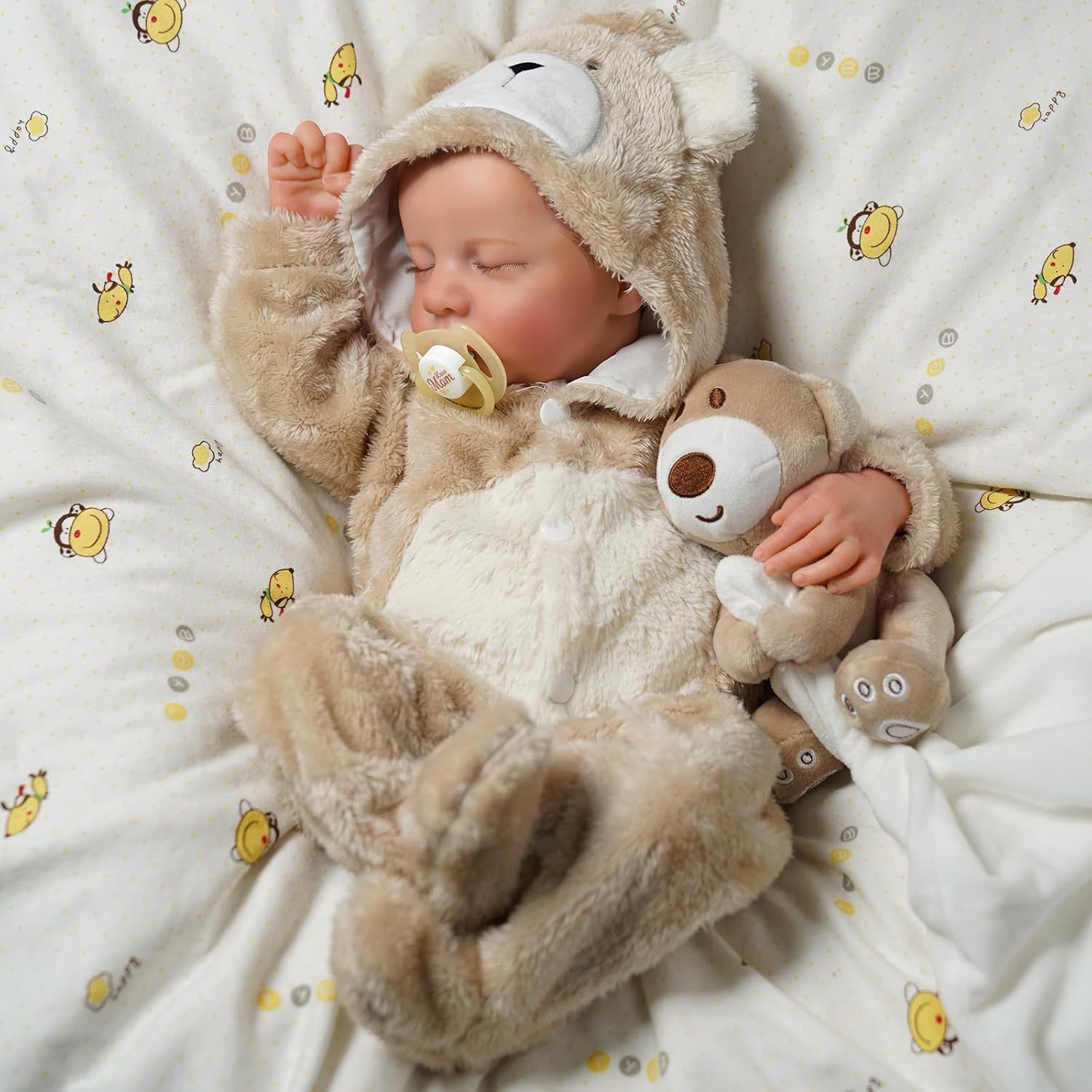 19 pulgadas renacer simulación de peluche muñeca Levi comercio electrónico transfronterizo suministro de mar azul una pieza de venta