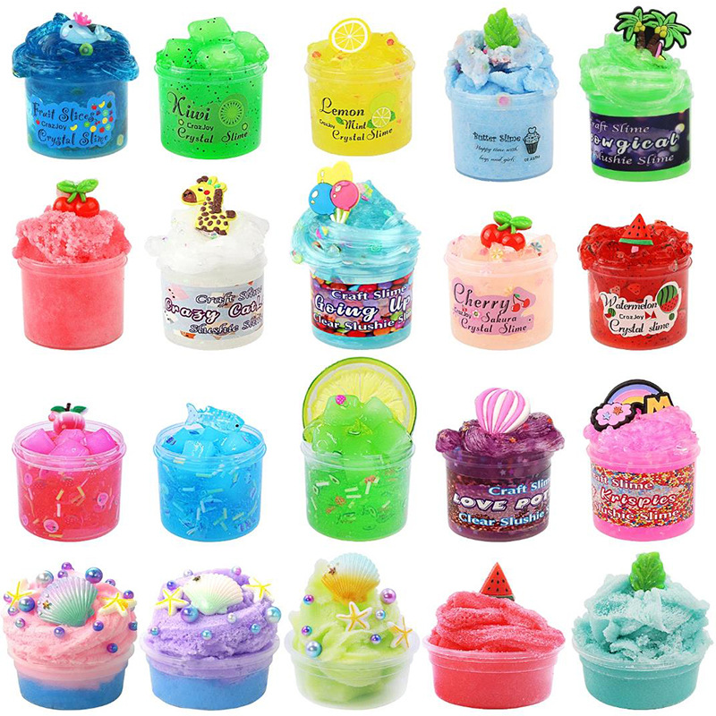 Crystal Crystal Slaim mucus jelly jelly mud sludge sludge gel pokes…