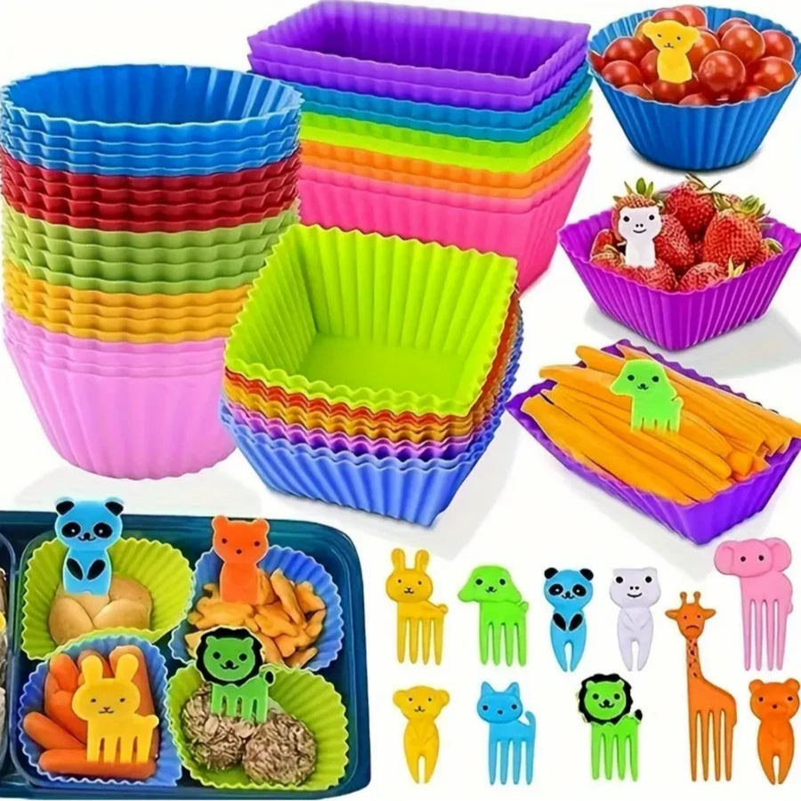 Molde de pastel de silicona Maffin Molde para hornear Taza de pastel Molde de pastel de silicona Molde de pastel para hornear Taza Maffin