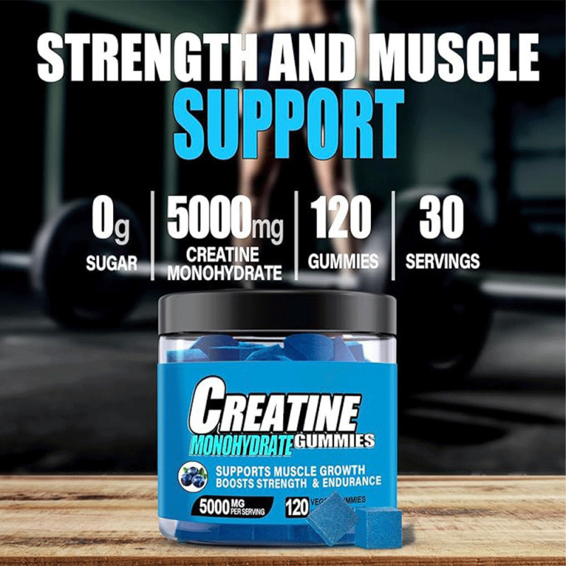 TK爆款肌酸软糖creatine monohydrate Gummies功能糖果OEM定制|undefined