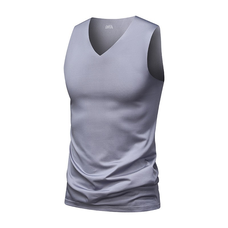 Transfronterizo verano nuevo chaleco deportivo de secado rápido hombre nuevo ligero transpirable de manga corta hombre correr camisa sin mangas