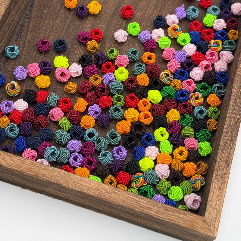 Three-Layer Pineapple Knot Coil Hand-Woven Hand Rope Bracelet Red Rope Accessories Flat Knot Circle Braided Rope Accessories DIY Material