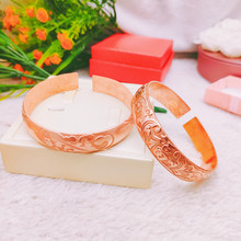 12mm开口紫铜手镯加厚40克红铜手镯子 尼泊尔藏饰品男女情侣