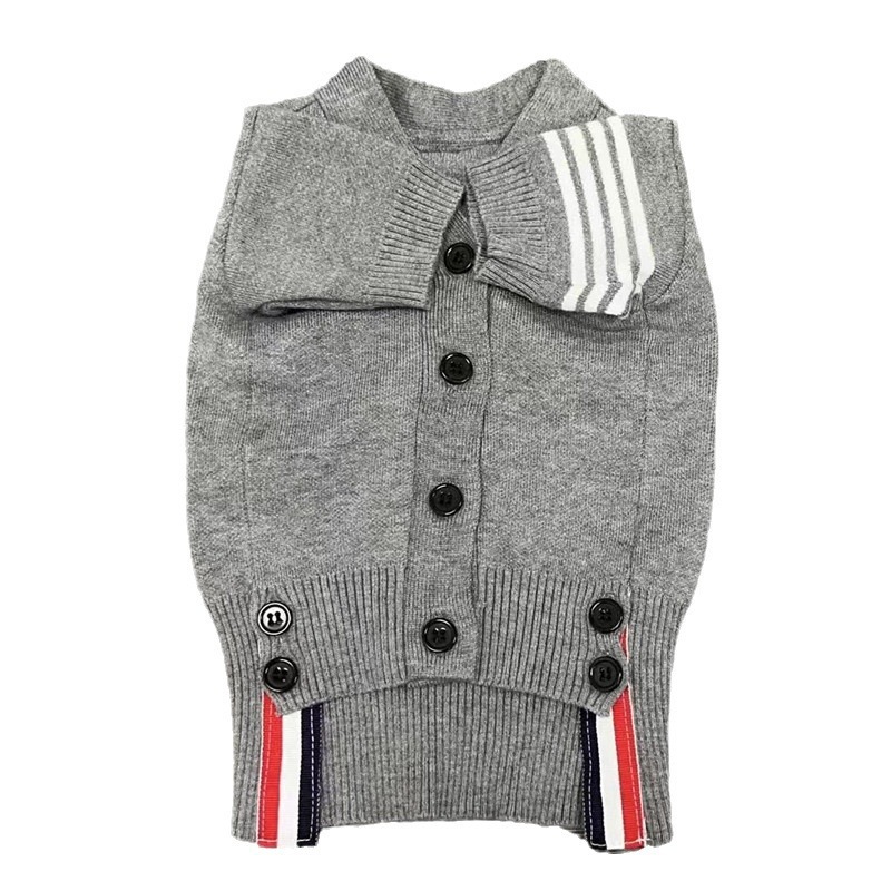 Otoño e invierno, suéter de punto cálido para mascotas, perro, gato, Teddy Bichon francés Dou, ropa de marca de moda, venta al por mayor de fábrica