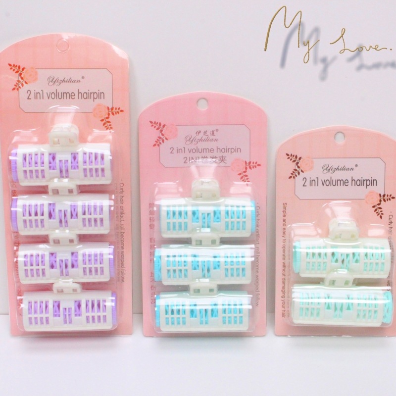 New curly hair double-layer tool Korean fashion air bangs curly hair barrel magic roll multi-combination suit