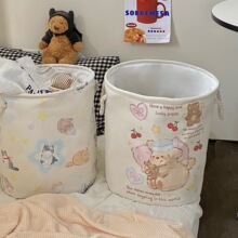 原创脏衣篮收安通大容量脏衣服收纳筐浴室布艺可折叠收纳衣篓家用