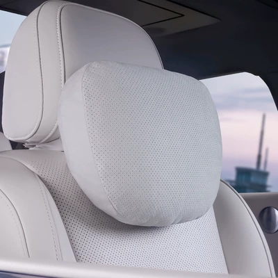 Headrests, Dupont Bio-Velvet Neck | Headrest - punched-maybach-sheepskin-suedebio-fleece-liningykk-zipper-headrest-1-ideal-white