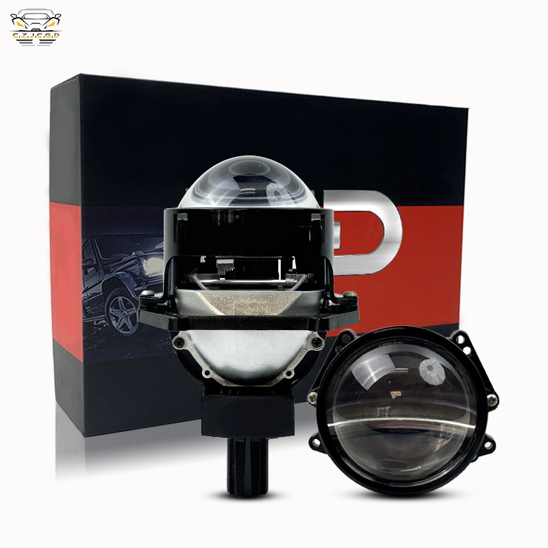 Accesorios de faro LED 3 pulgadas lente de luz dual 65W de alta potencia doble copa láser tipo 12V conversión general lámpara de niebla