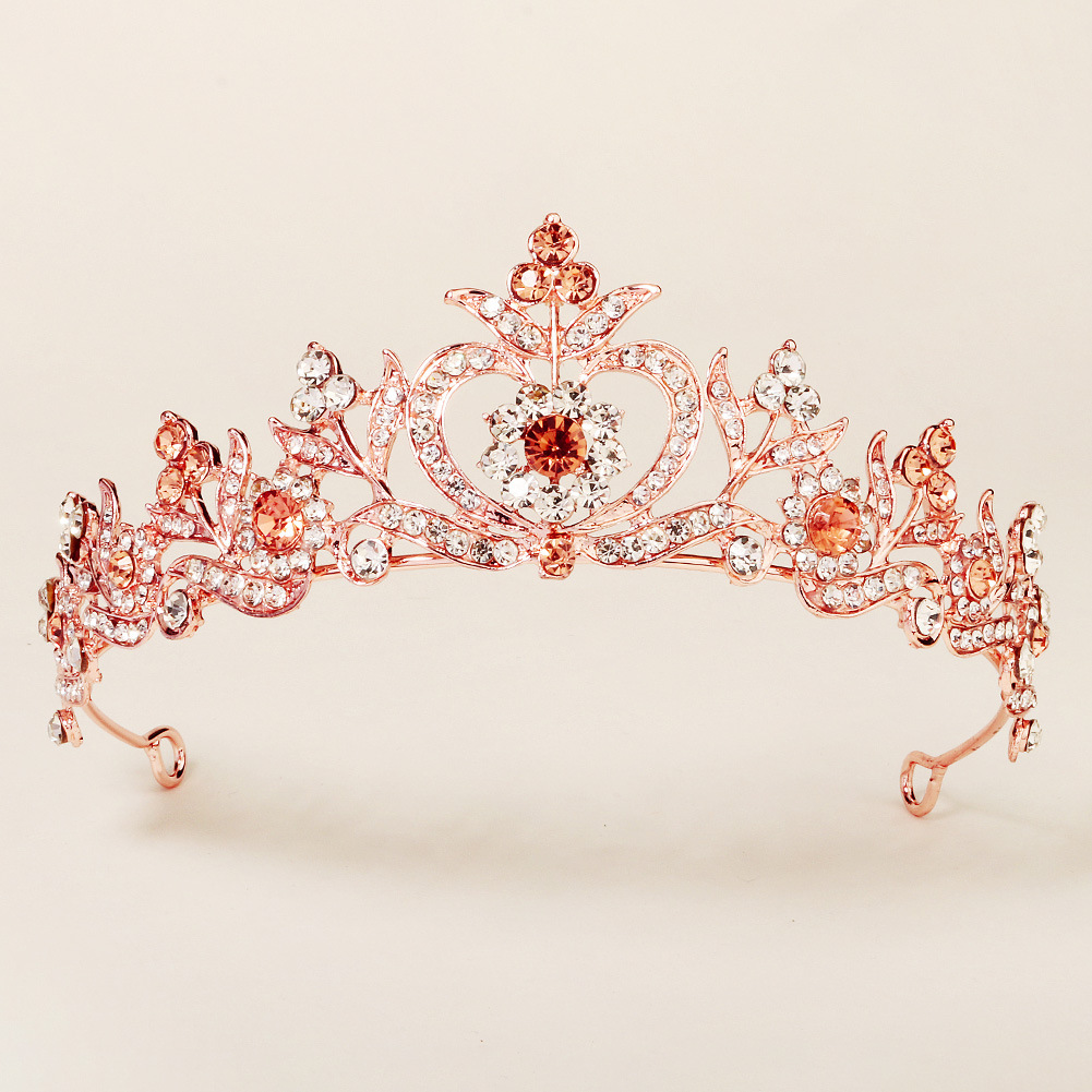 Retro Baroque Crown Bridal Headdress Wholesale Nihaojewelry display picture 7
