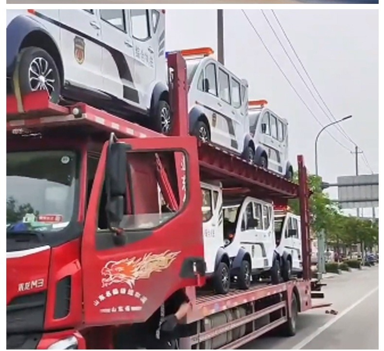 Factory direct sales patrol vehicle for property security inspection, electric patrol vehicle with bucket for campus, scenic areas, and factory areas