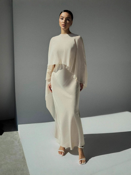 summer elegant solid color dress