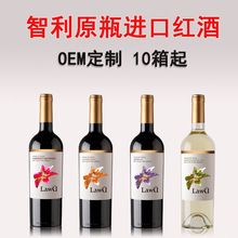 线下招商品牌OEM定制10箱起干红葡萄酒智利法国原瓶原装进口红酒