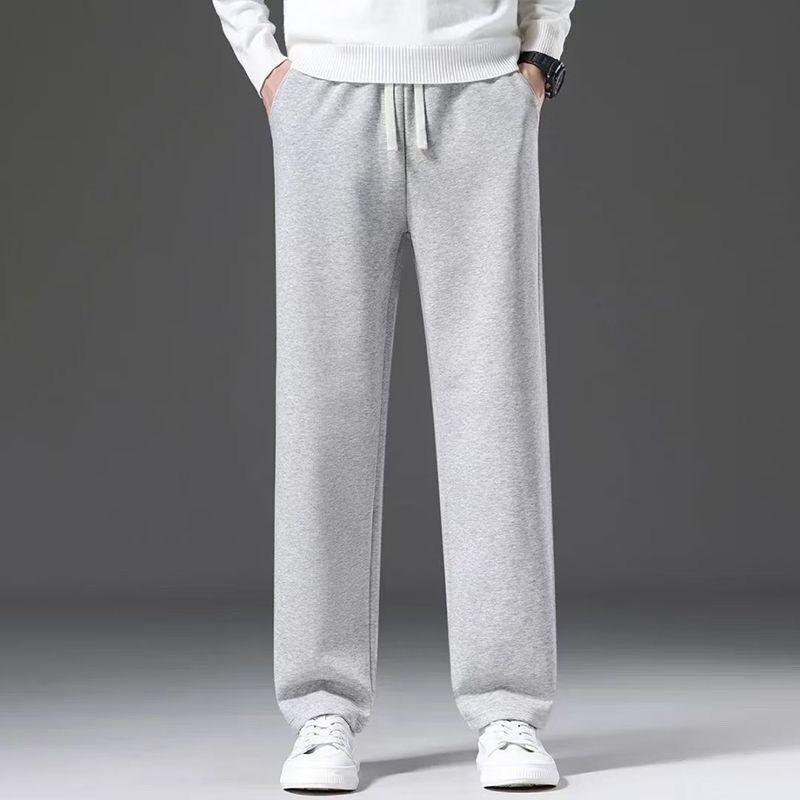 Men's French Terry Spring, Autumn, and Winter Style Long Pants, Sports Pants, Men's Casual Pants, Men's Sweatpants, New Mid-Waist Style