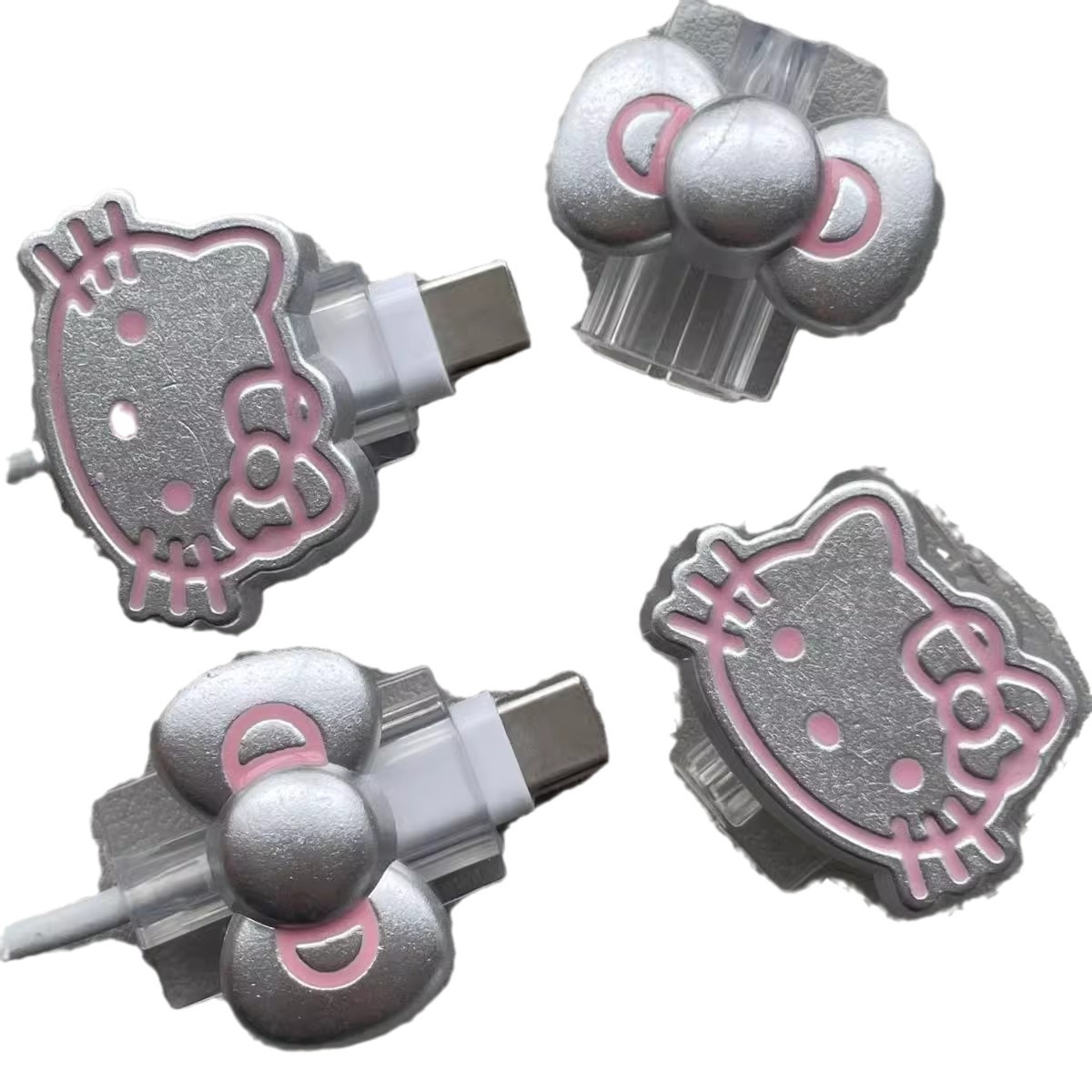 휴대 전화 데이터 케이블 보호 커버 KT 고양이 바인딩 스토리지 벨트 실리콘 사과 와이어 골절 방지 충전 코드 시스