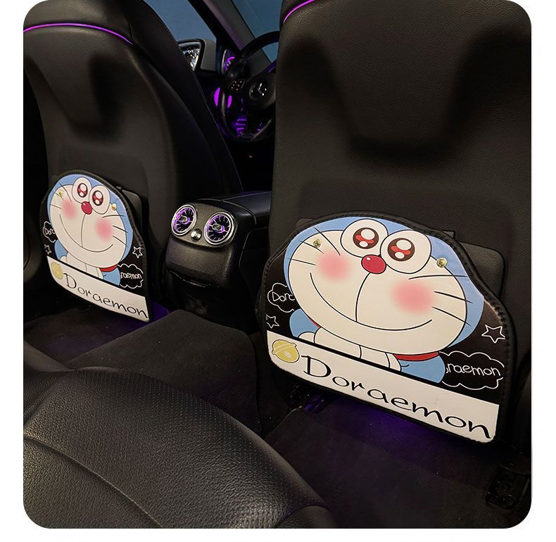 Car Anti-Kick Mat for Rear Seats, Interior Decoration, Seat Back Anti-Wear, Cute and Durable Mat, Car Accessory, Protective Shield