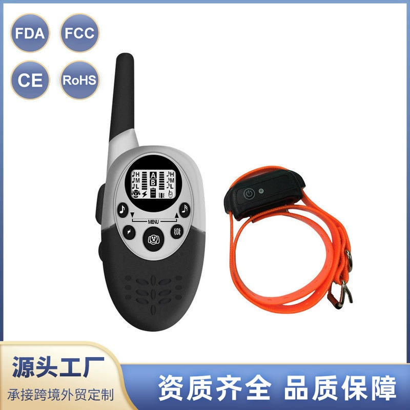 1000 м Пульт дистанционного управления интеллектуальный дрессировщик собак перезаряжаемый Вибрация звук собака лай пробка поражение электрическим током ошейник