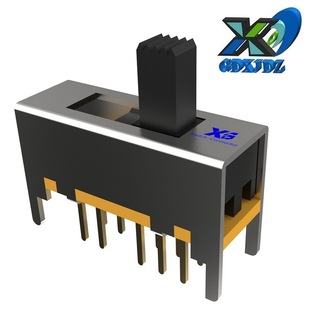 Four-speed switch double-row 10-pin wholesale 4-position fluctuation switch stroke 2.0 factory for 4-speed sliding switch 2p4t