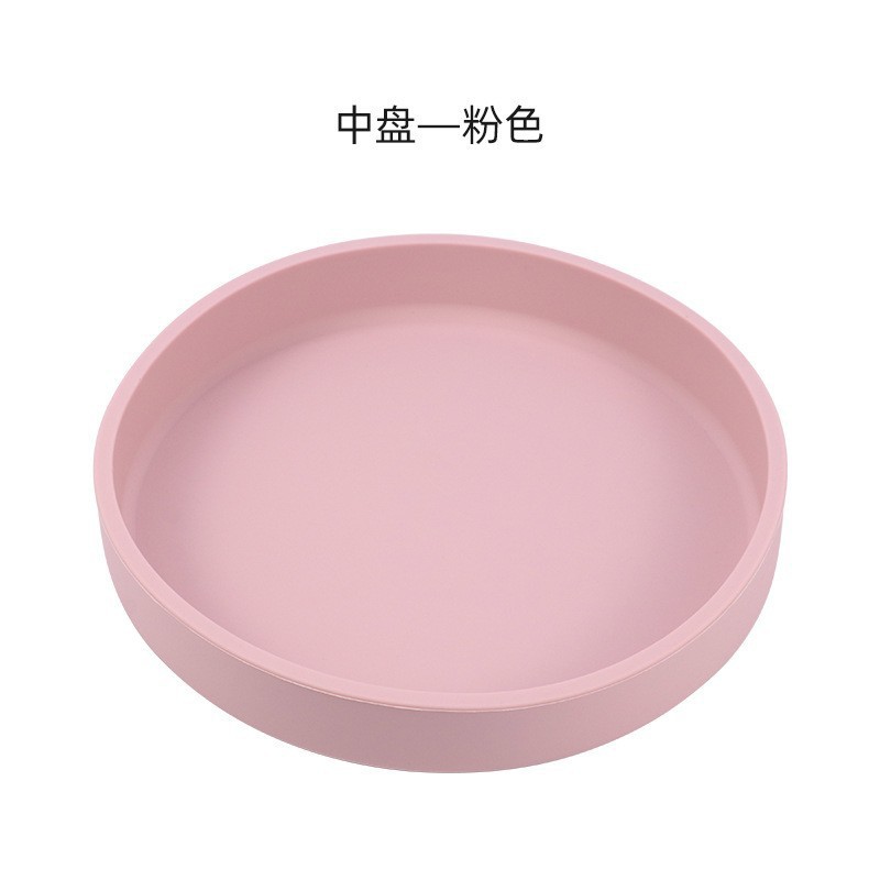 Juego de vajilla de silicona de grado alimenticio para niños, tazón para alimentos complementarios, plato para frutas, hervible, venta caliente en Amazon