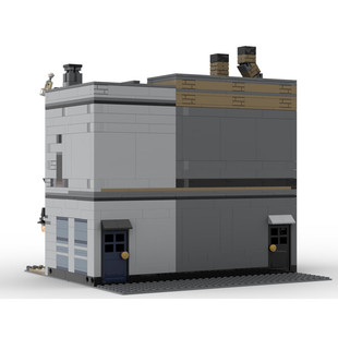 Moc-144229 Modular Wand Shop Model (with Interior Decoration) from Film 1832