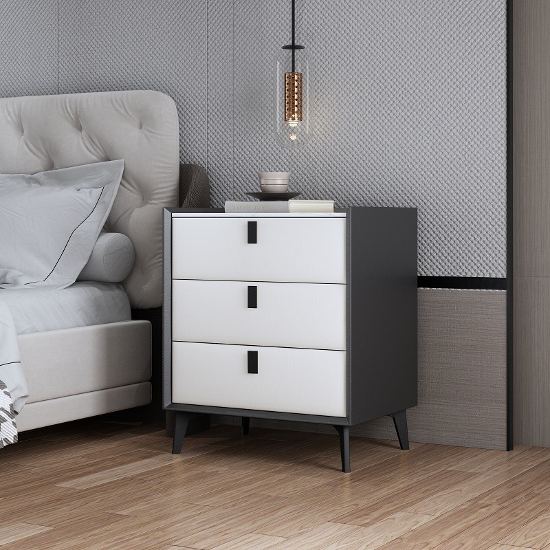 Madera maciza gris oscuro blanco y negro