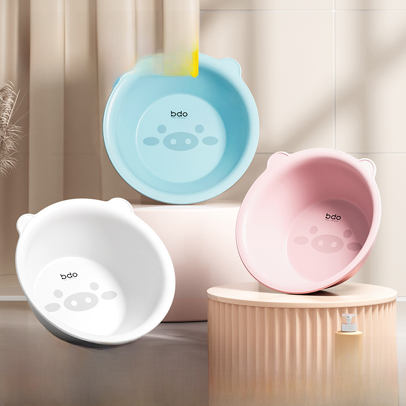 Plastic big children's washbasin for home use