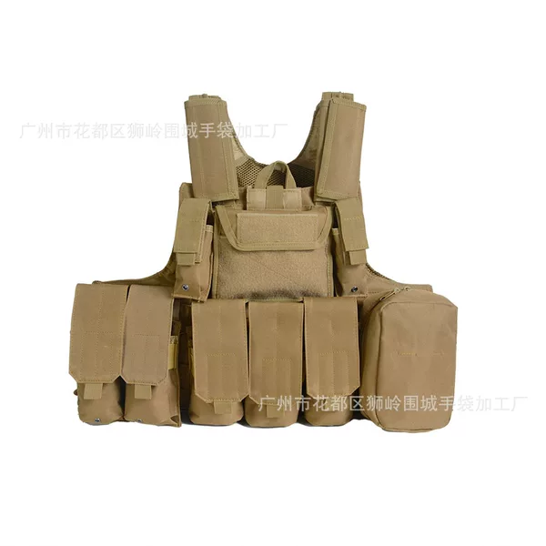 Upgraded Version of the Second-Generation Molle Tactical Vest Ghost Field Combat Eight-Piece Set, One-Piece Drop-Shipping Outdoor Camouflage