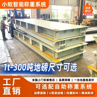 分体式出口地磅50吨 加厚外贸汽车衡100吨 港口矿山耐用地磅80吨
