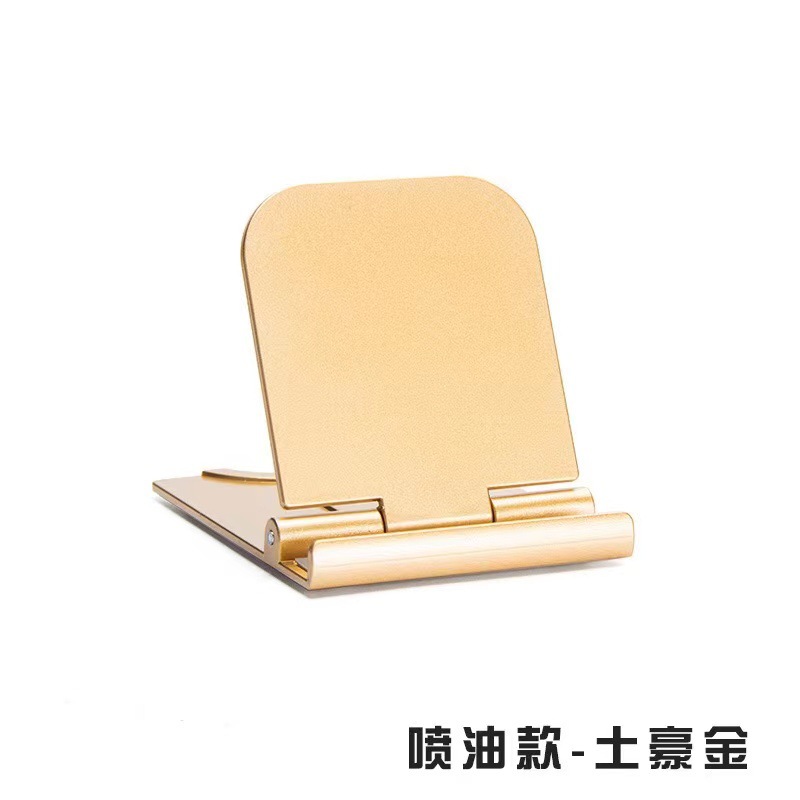 Escritorio plegable diseño compacto logotipo multi-ángulo ajustable giratorio soporte perezoso soporte de teléfono móvil universal