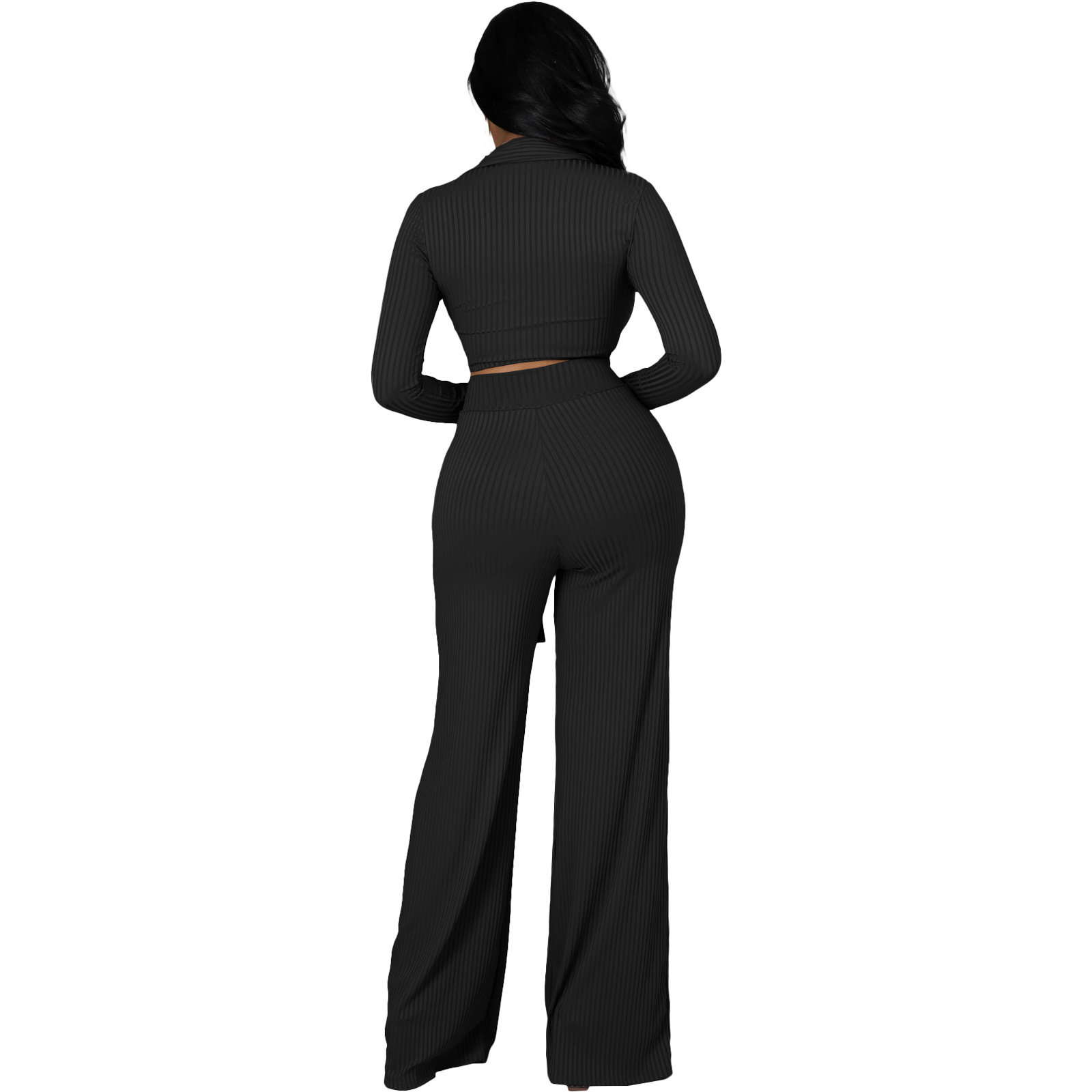 Casual Daily Women's Streetwear Solid Color Spandex Pants Sets Pants Sets display picture 13