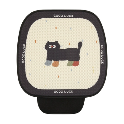 Car Seat Cushion for All Seasons, Women's Seat Cushion, Cute and High-End Car Seat Cover, 2025 New Model, Trendy Seat Cover (Seat cushion, seat cover) - socks-black-cat-1-piece-in-the-front-row