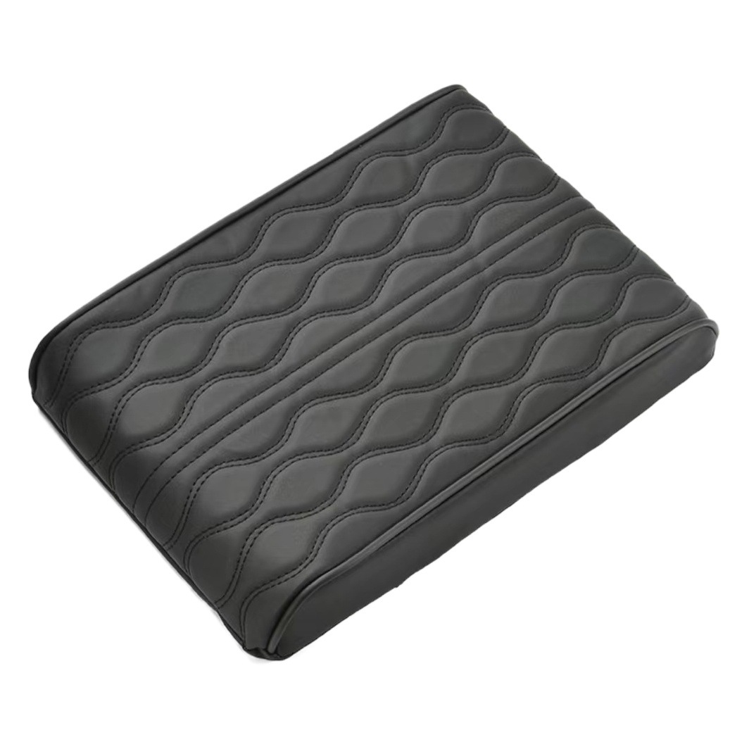 Caja apoyabrazos del coche almohadilla de espuma de memoria almohadilla de aumento de cuero almohada apoyabrazos universal cubierta de la Caja apoyabrazos central