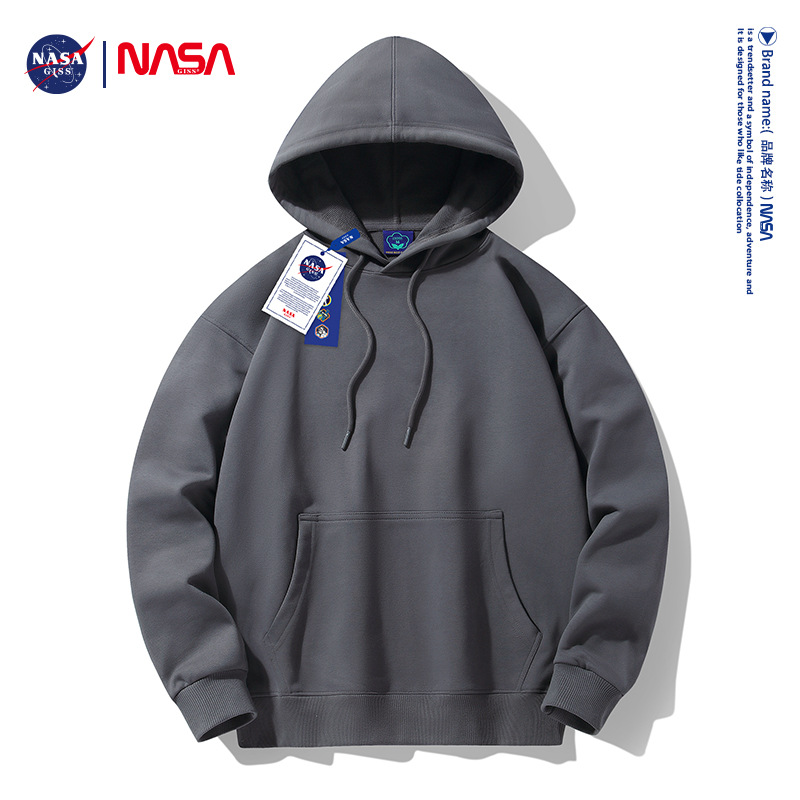 후드 아이언 그레이 [얇은 스타일] 솔리드 컬러