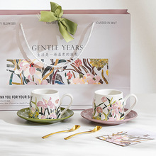 【五月花】春季首发设计温柔花卉系列陶瓷咖啡杯碟下午茶陶瓷杯盘