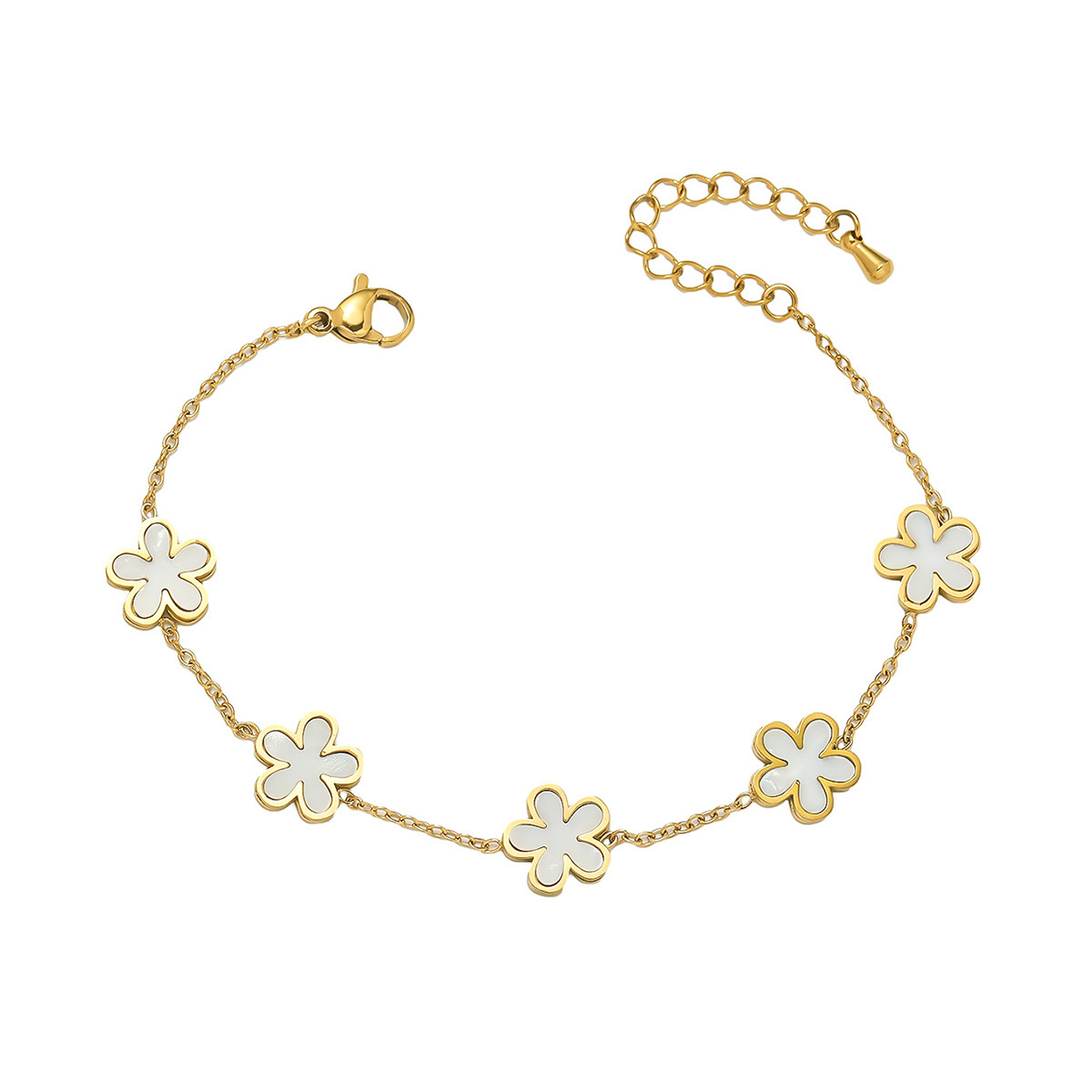 Ladies Titanium Steel Bracelet Hypoallergenic Fashion Accessory_voghion.com